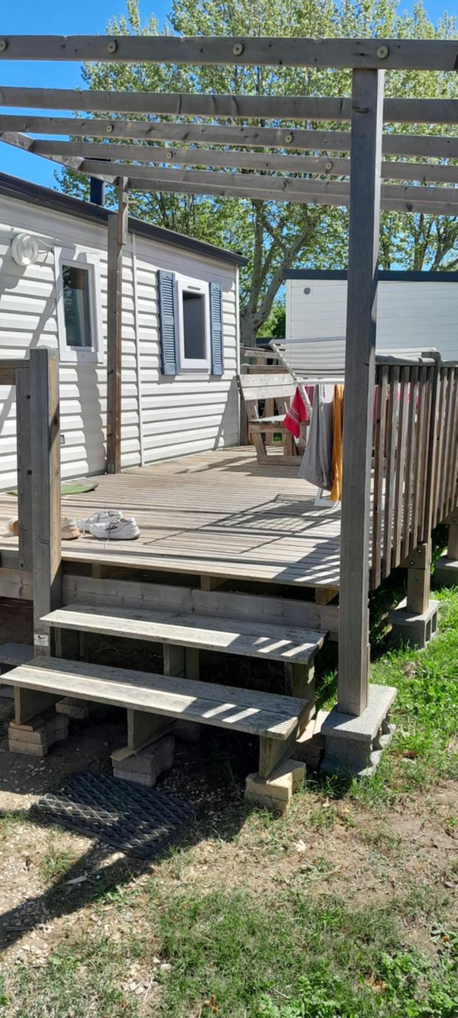 Mobilhome Chez Sylvie Au Camping De Pujol Argelès-sur-Mer Exteriör bild